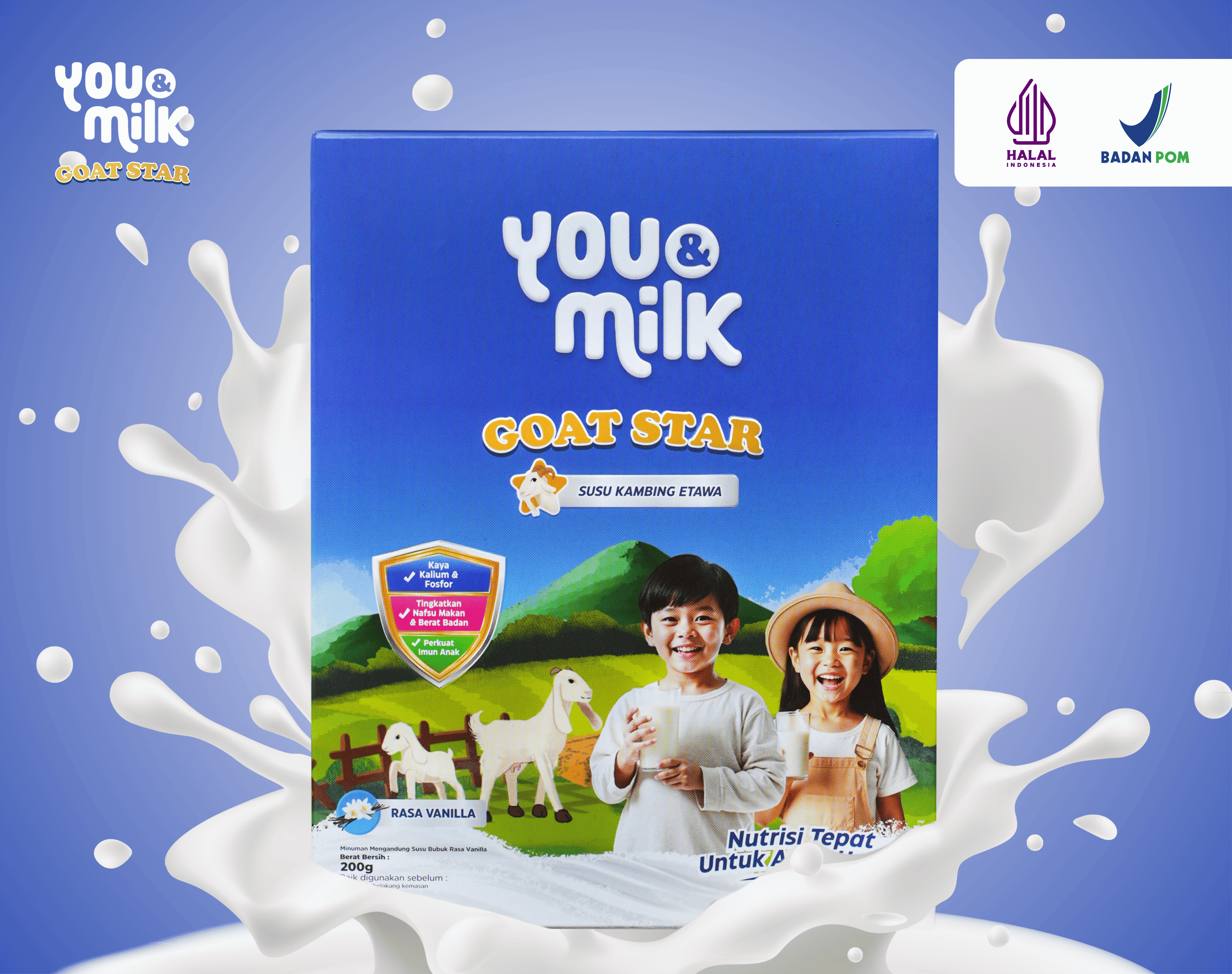 YOU & MILK GOAT STAR - Balanced Nutrition & Healthy Growth for Kids
